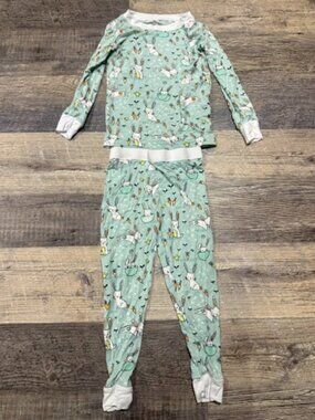 Little Sleepies Two-Piece Pajama Set Size 2T Bunny Print